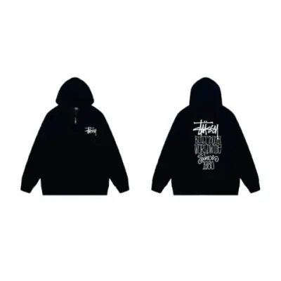 Stussy Zipper Hoodie, hoodies for ¥169 on LitBuy