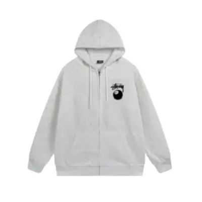 Stussy Zipper Hoodie, hoodies for ¥169 on LitBuy